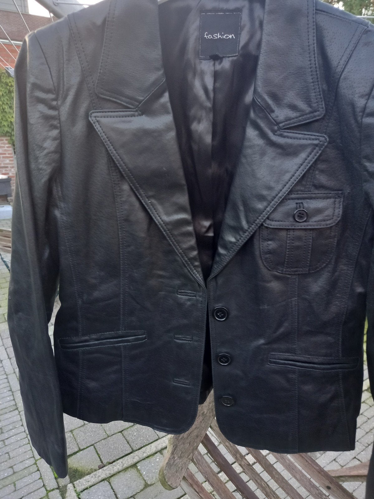 echt leder vestje, Taille 42/44 (L), Enlèvement ou Envoi, Comme neuf, Manteau