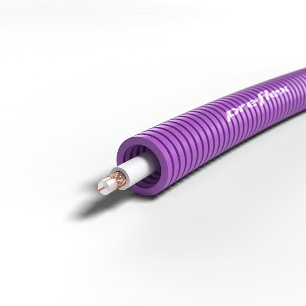 Flexpijp 5/8 + COAX 75ohm kabel 16mm (100 meter), Verzenden