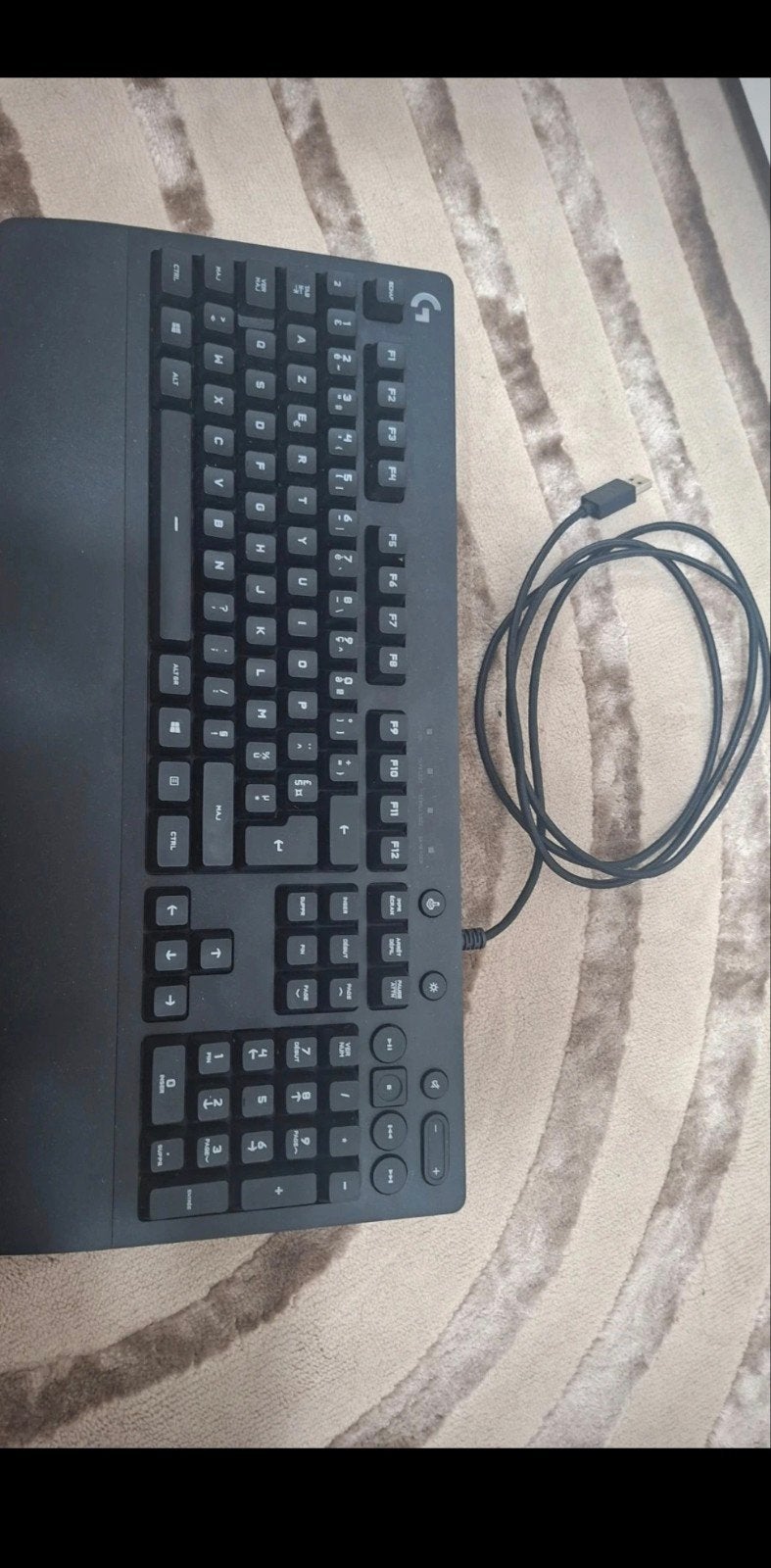 Logitech G213 Prodigy zwart gaming-toetsenbord, Computers en Software, Toetsenborden, Logitech G, Gaming toetsenbord, Azerty, Ophalen of Verzenden