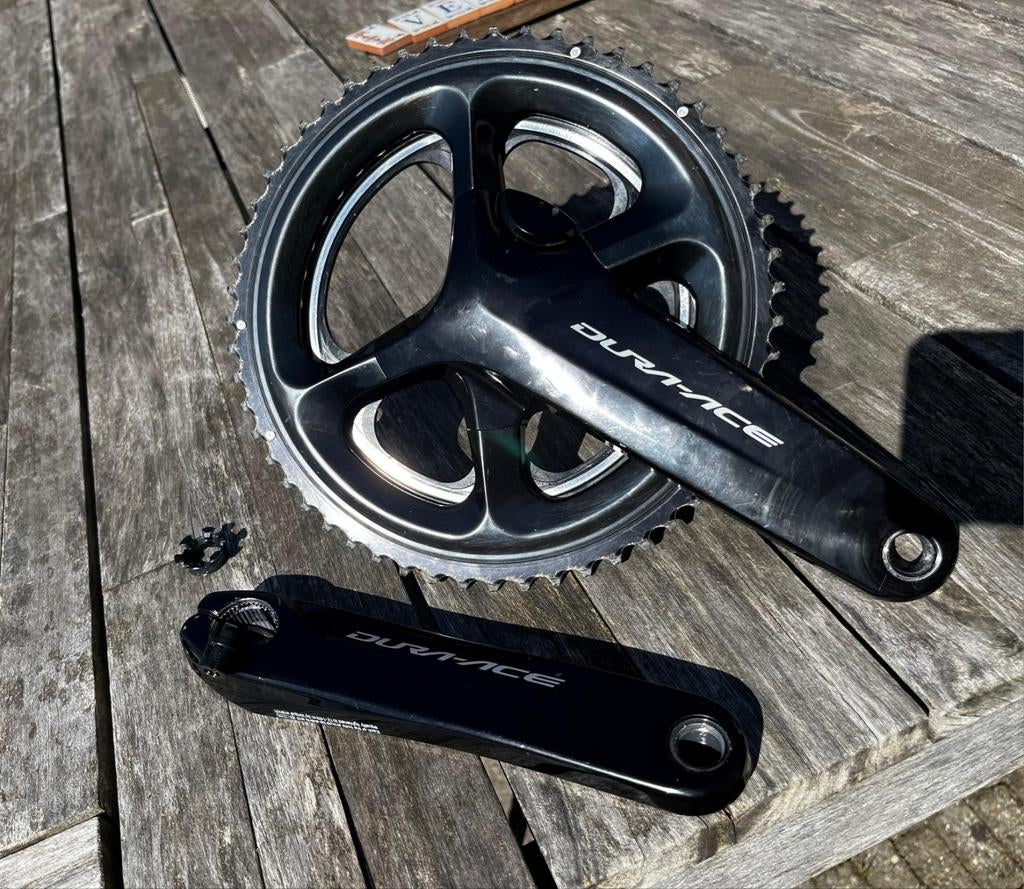 Shimano Dura Ace FC-R9100-P Crankset Powermeter 55-42T, Fietsen en Brommers, Gebruikt, Aluminium, Shimano, Racefiets