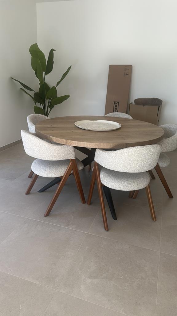 RONDE TAFEL 140CM, Ophalen, Zo goed als nieuw