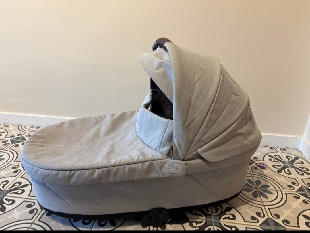 Nacelle Cybex Balios S Lux grise, Enlèvement, Poussette