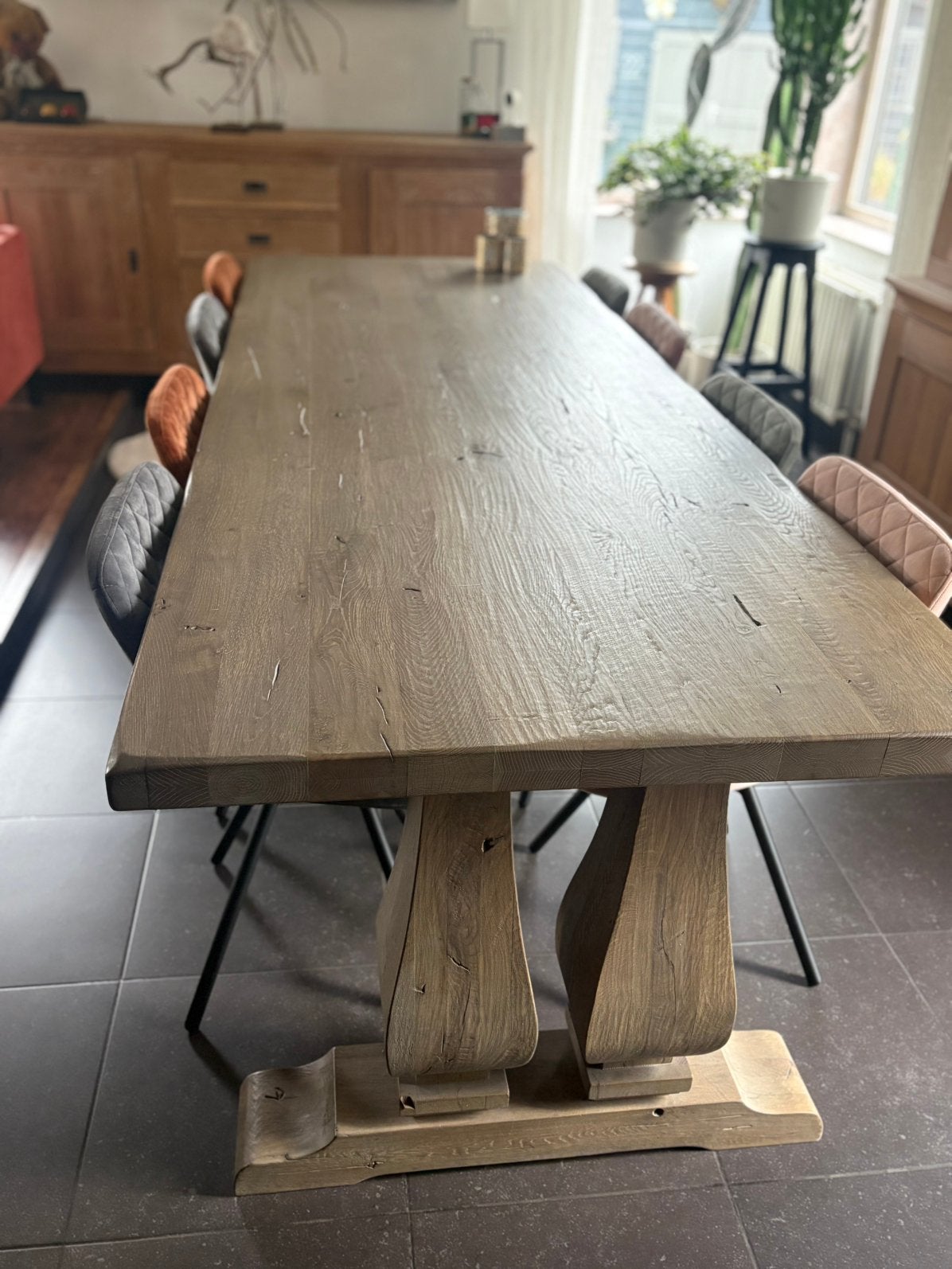 Boerentafel, Huis en Inrichting, Ophalen, Zo goed als nieuw
