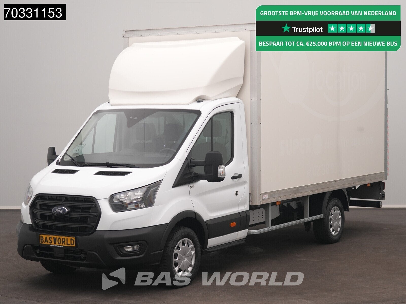 Ford Transit 130pk Laadklep Bakwagen Airco Cruise Euro6 Meub, Autos, Achat, Euro 6, Entreprise, Boîte manuelle