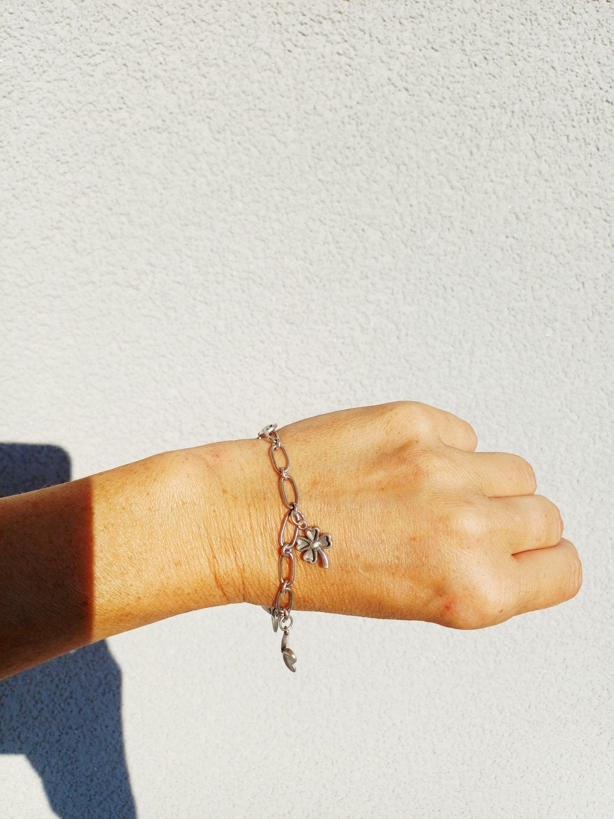 Armband van zilver, Handtassen en Accessoires, Armbanden, Ophalen of Verzenden, Zilver, Zilver