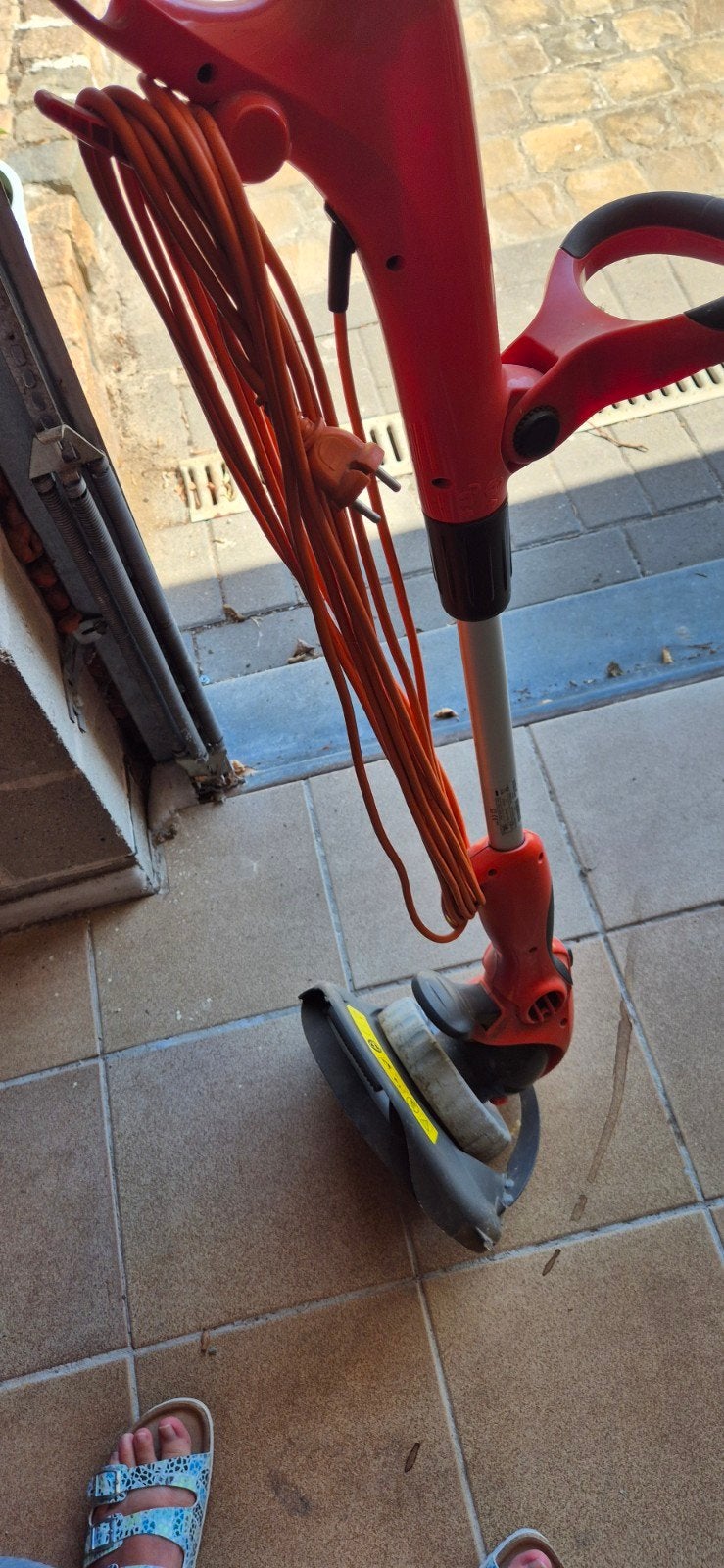 elektrische grastrimmer Flymo, Tuin en Terras, Grastrimmers, Ophalen, Gebruikt, Elektrisch, Flymo