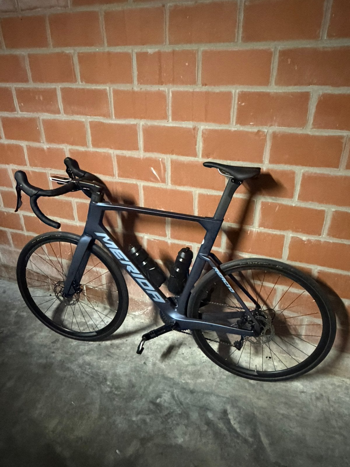 Koersfiets Merida reacto 4000 2026 (L)+garmin en cadansmeter, Fietsen en Brommers, Ophalen, Zo goed als nieuw
