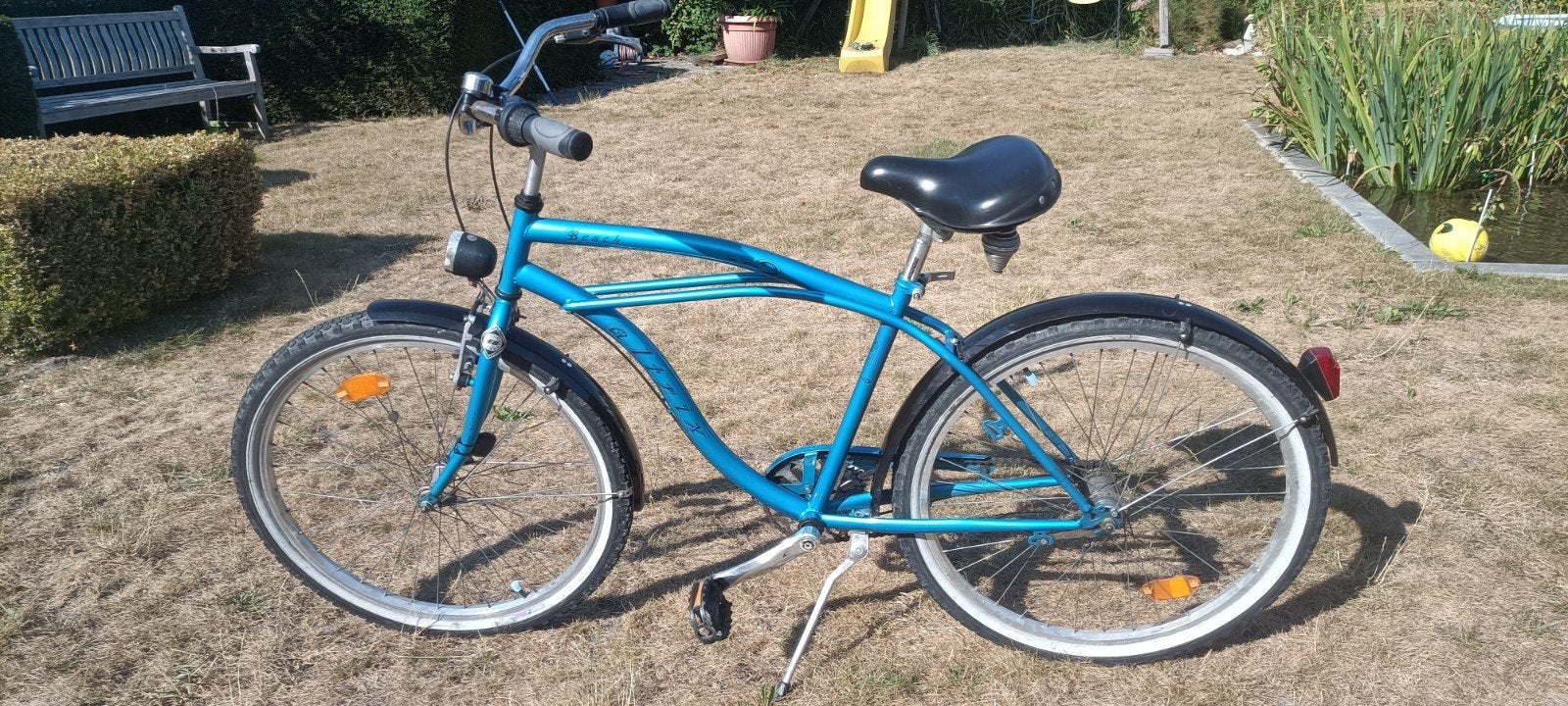 beach cruiser, Fietsen en Brommers, Fietsen | Cruisers en Lowriders, Zo goed als nieuw, Heren, Cruiser, Ophalen