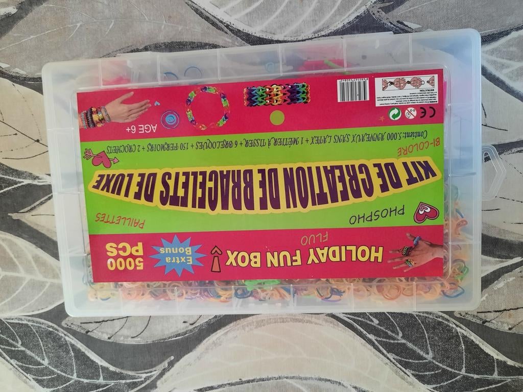 KIT DE BRACELETS LOOM, Enlèvement, Comme neuf, Bricolage