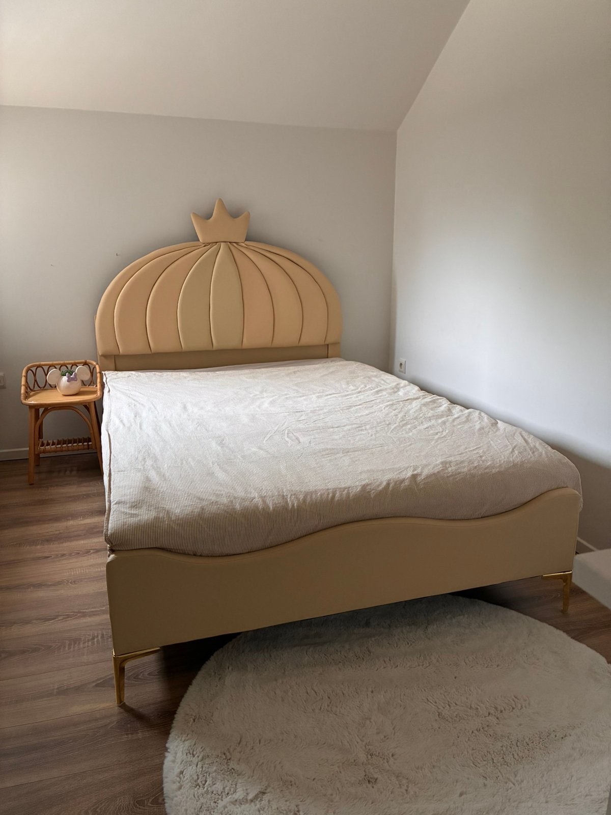 Prinsessenbed twijfelaar, Ophalen, Zo goed als nieuw, Twijfelaar, 120 cm