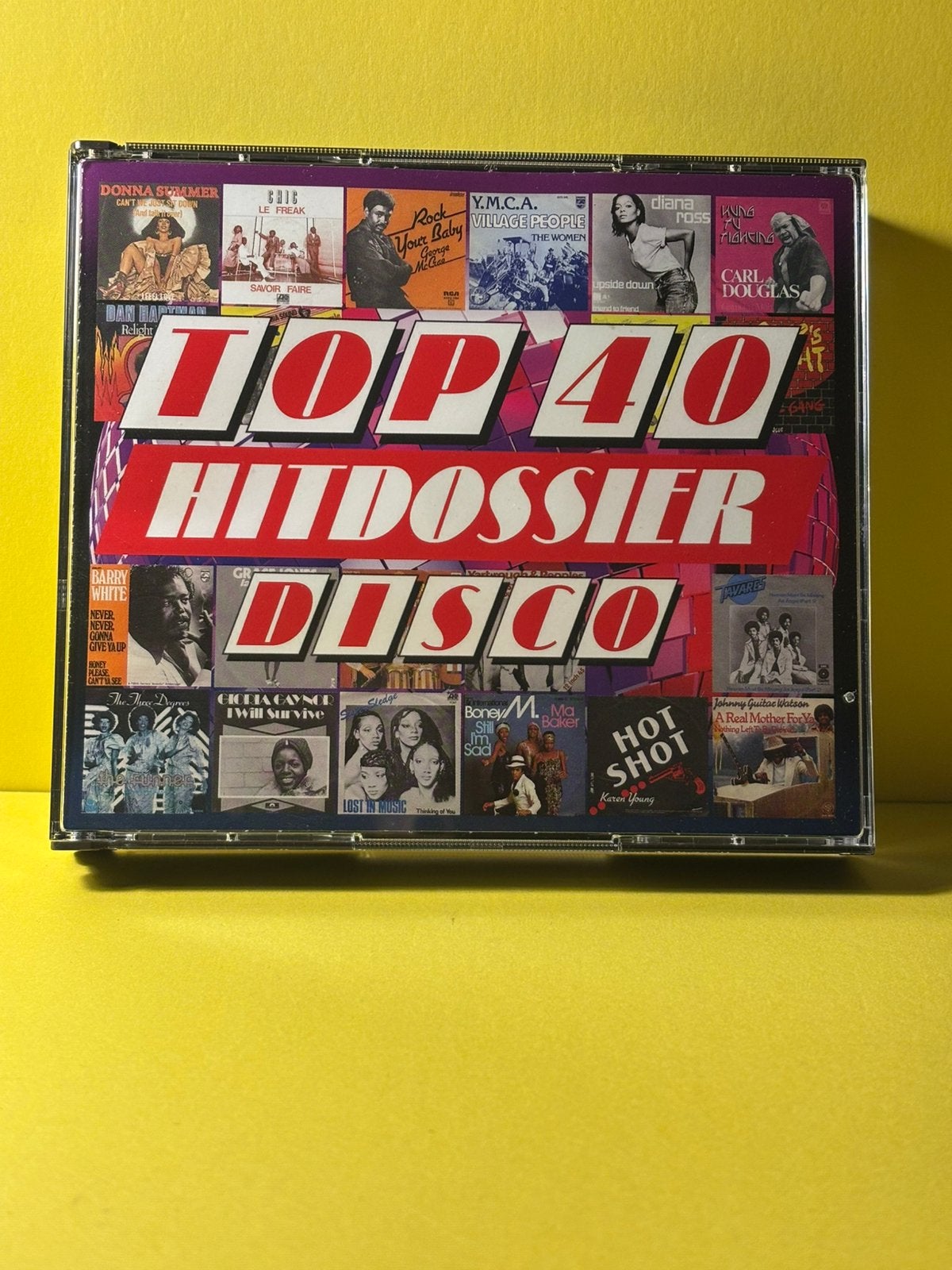 Top 40 hitdossier disco / 5cd box nieuwstaat, Cd's en Dvd's, Cd's | Verzamelalbums, Verzenden, Zo goed als nieuw