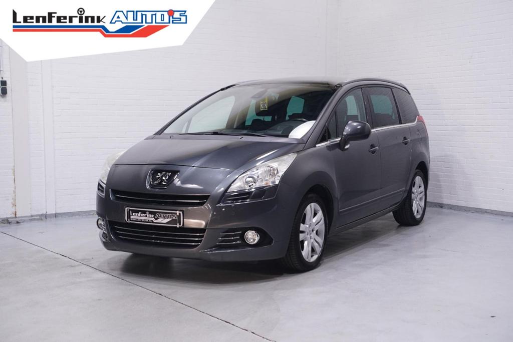 Peugeot 5008 1.6 THP Blue Lease Executive 7p. Navi Clima 7-Z, Auto's, Monovolume, Handgeschakeld, Parkeersensor, Zilver of Grijs