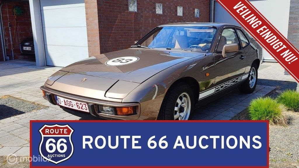 Porsche 924 | 1983 | Route 66 Auctions, Auto's, Zwart, Bedrijf, Overige carrosserie, Porsche