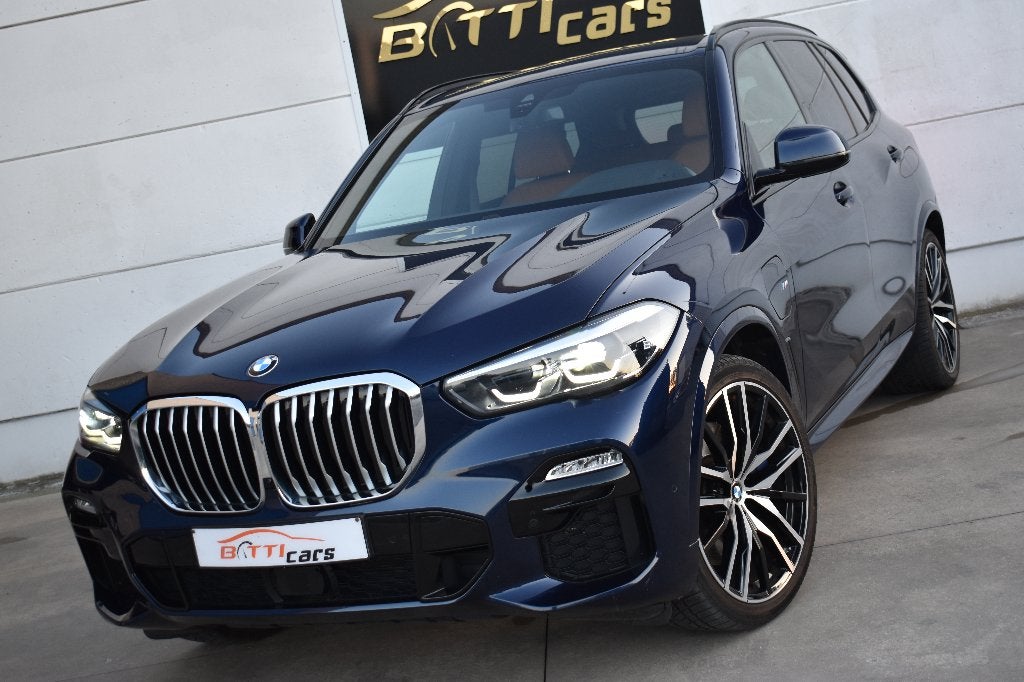 BMW X5 xDrive45e || M-sport || Full Option, 48 g/km, Blauw, Leder, 5 zetels