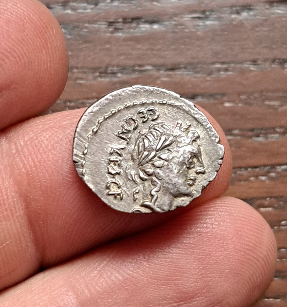 Romeinse Republiek - ZELDZAAM quinarius EGNATVLEIA, Ophalen of Verzenden, Overige landen, Losse munt, Zilver