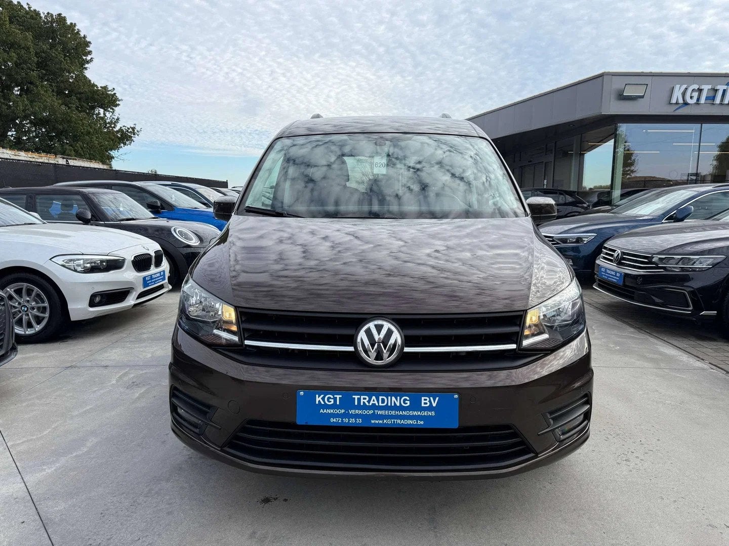 Volkswagen Caddy 1.4 TSI 125PK DSG AUTOMAAT NAVIGATIE CAMERA, Auto's, Automaat, Stof, 4 cilinders, Bruin