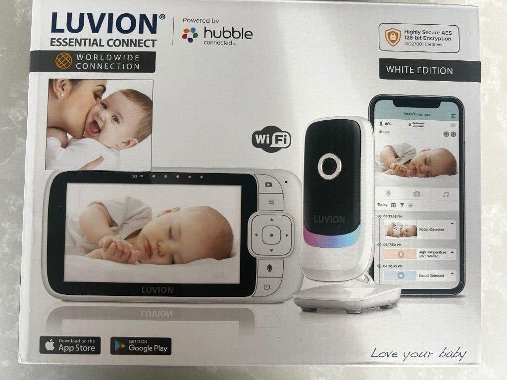 Babyfoon Luvion Essential Connect, Kinderen en Baby's, Verzenden, Zo goed als nieuw, 250 meter of meer, Camera