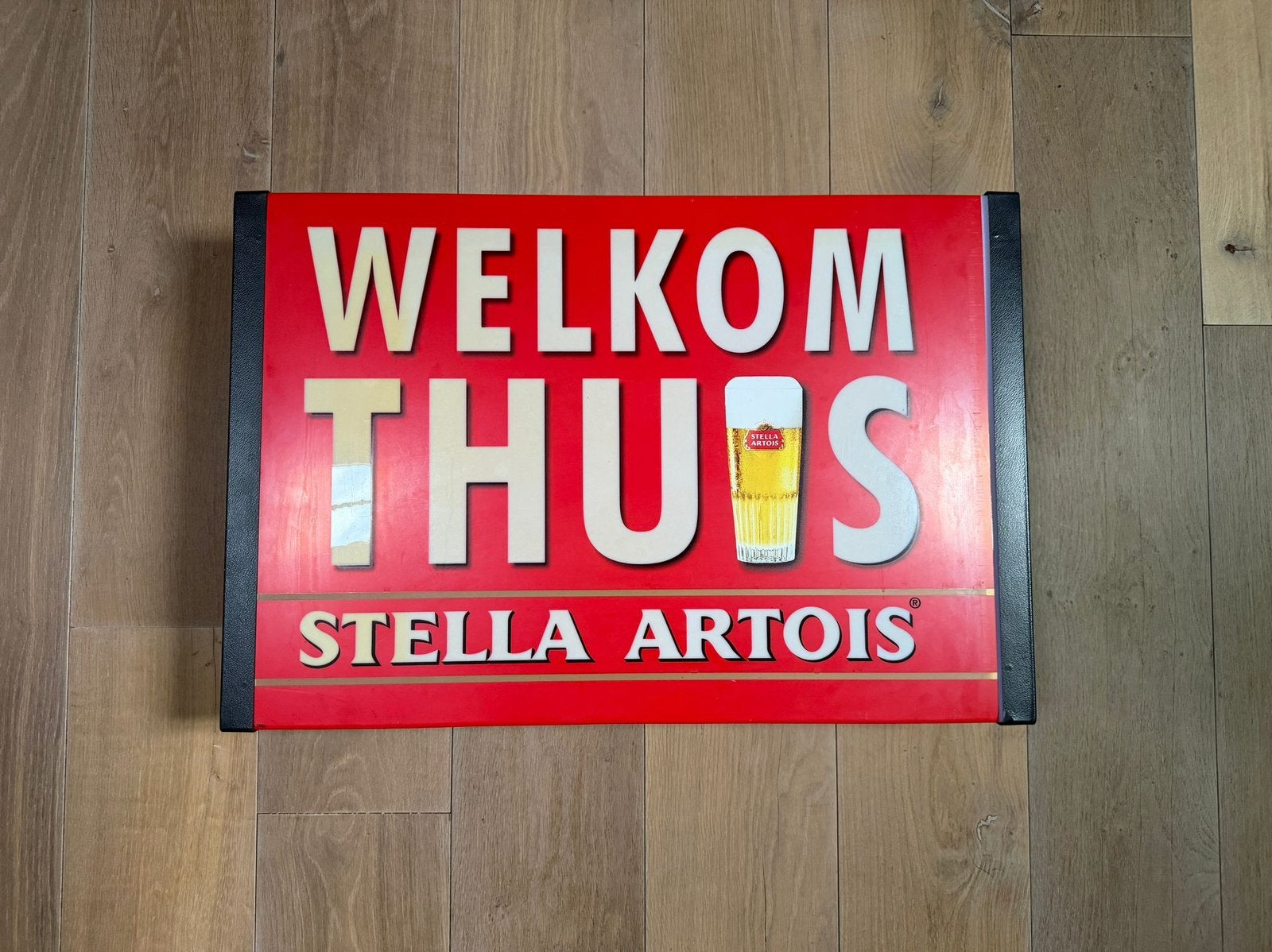 Lichtbak Stella Artois, Ophalen, Zo goed als nieuw