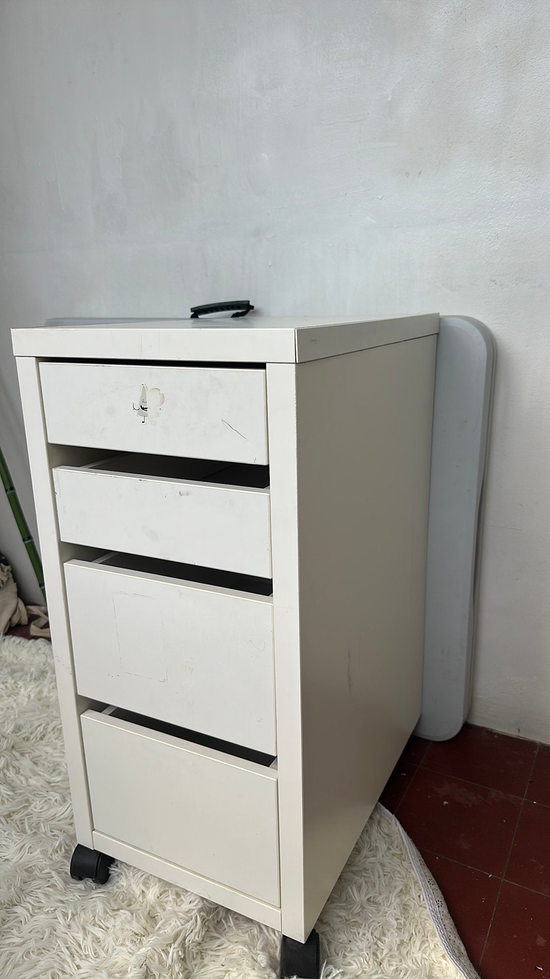 Kleine IKEA-opslag, Huis en Inrichting, Kasten | Ladekasten, Ophalen, Minder dan 50 cm, Zo goed als nieuw, 3 of 4 laden