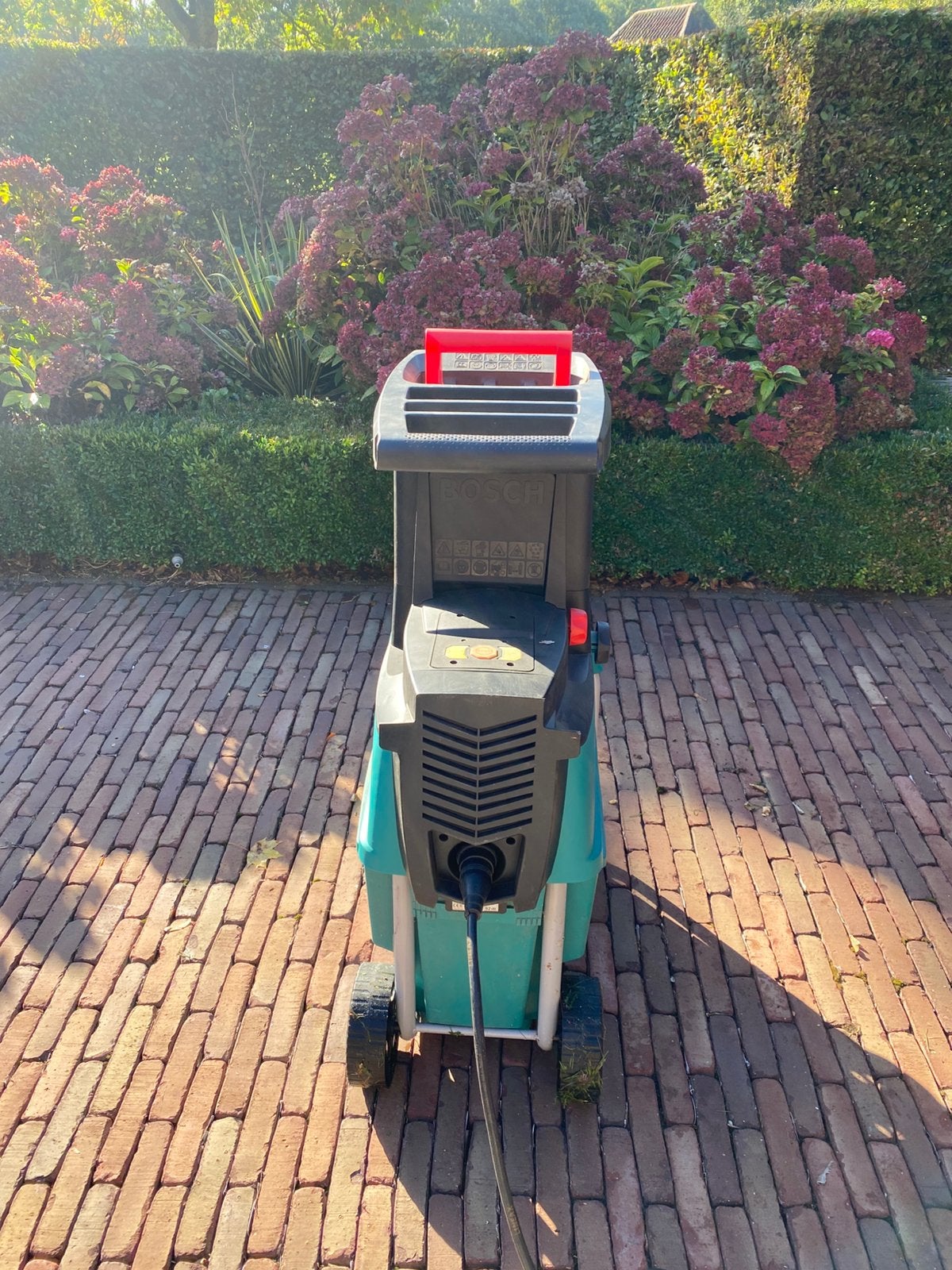 Bosch hakselaar axt 25 tc, Tuin en Terras, Ophalen, Zo goed als nieuw, Elektrisch, Met opvangbak