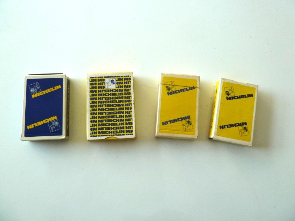 cartes à jouer MICHELIN, pneu garage oldtimer ancien velo, Enlèvement ou Envoi, Carte(s) à jouer