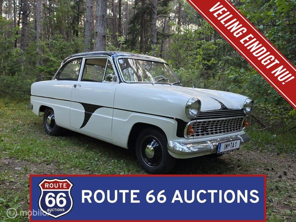 Ford Taunus 12M | 1961 | Route 66 Auctions, Autos, Achat, Entreprise, Boîte manuelle, Autre carrosserie