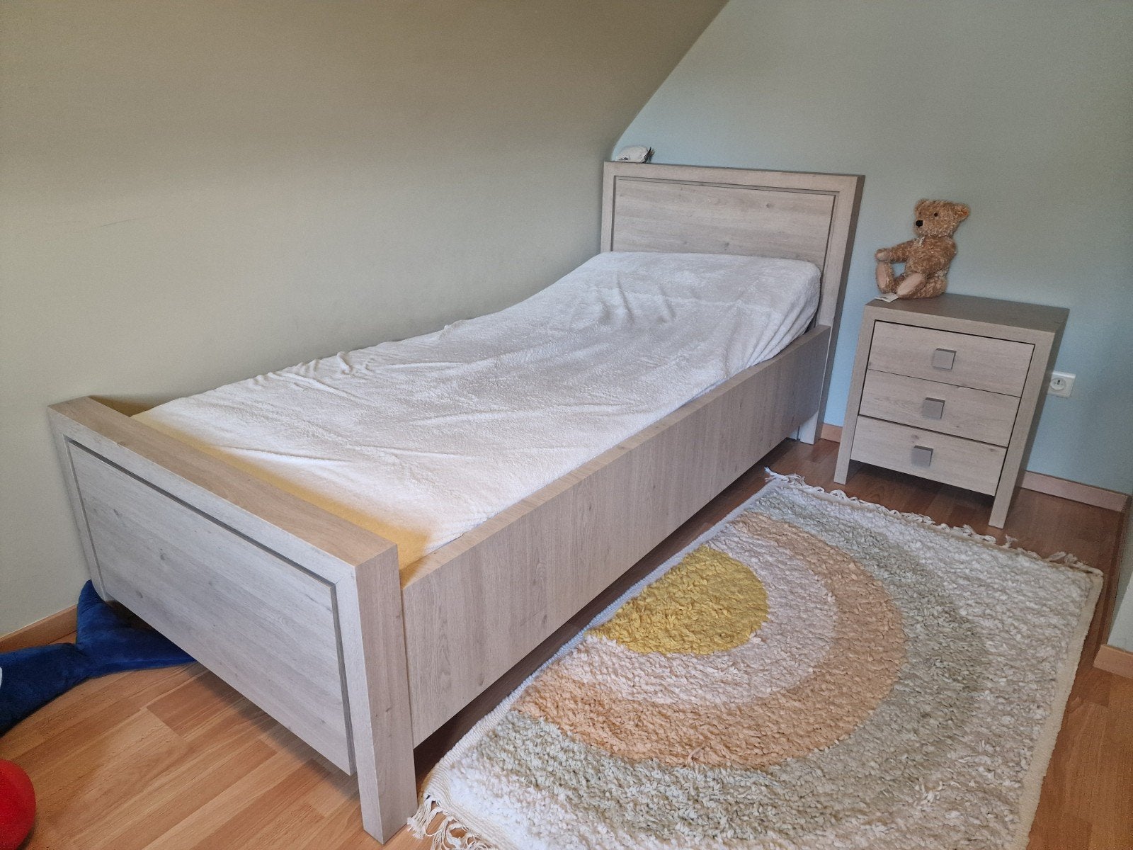 1 persoons slaapkamer, Ophalen, Zo goed als nieuw, Lattenbodem