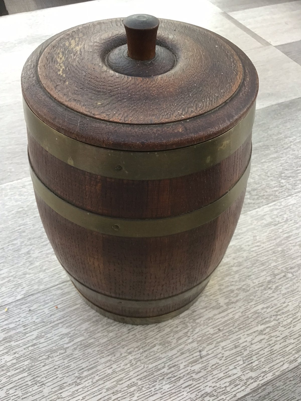 Pot à tabac en bois, Enlèvement ou Envoi