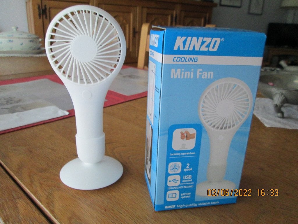 Ventilateur de table. Marque Kinzo., Elektronische apparatuur, Ventilatoren, Ophalen, Nieuw, Tafelventilator