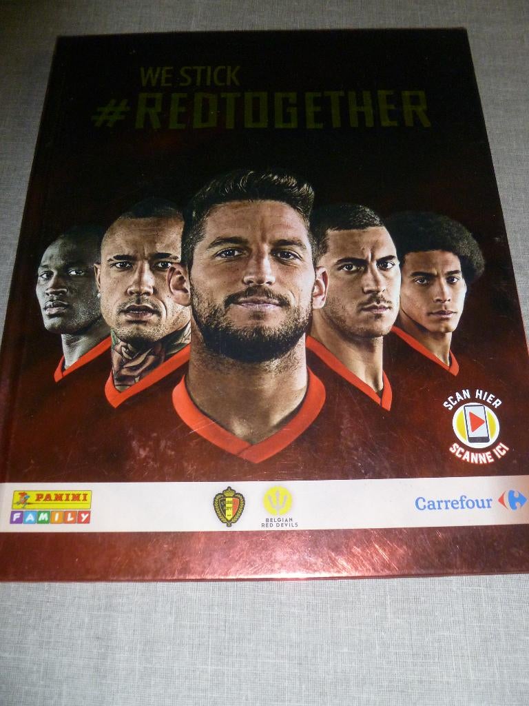 Panini stickerboek Rode Duivels 2018, Ophalen of Verzenden, Gebruikt, Meerdere stickers