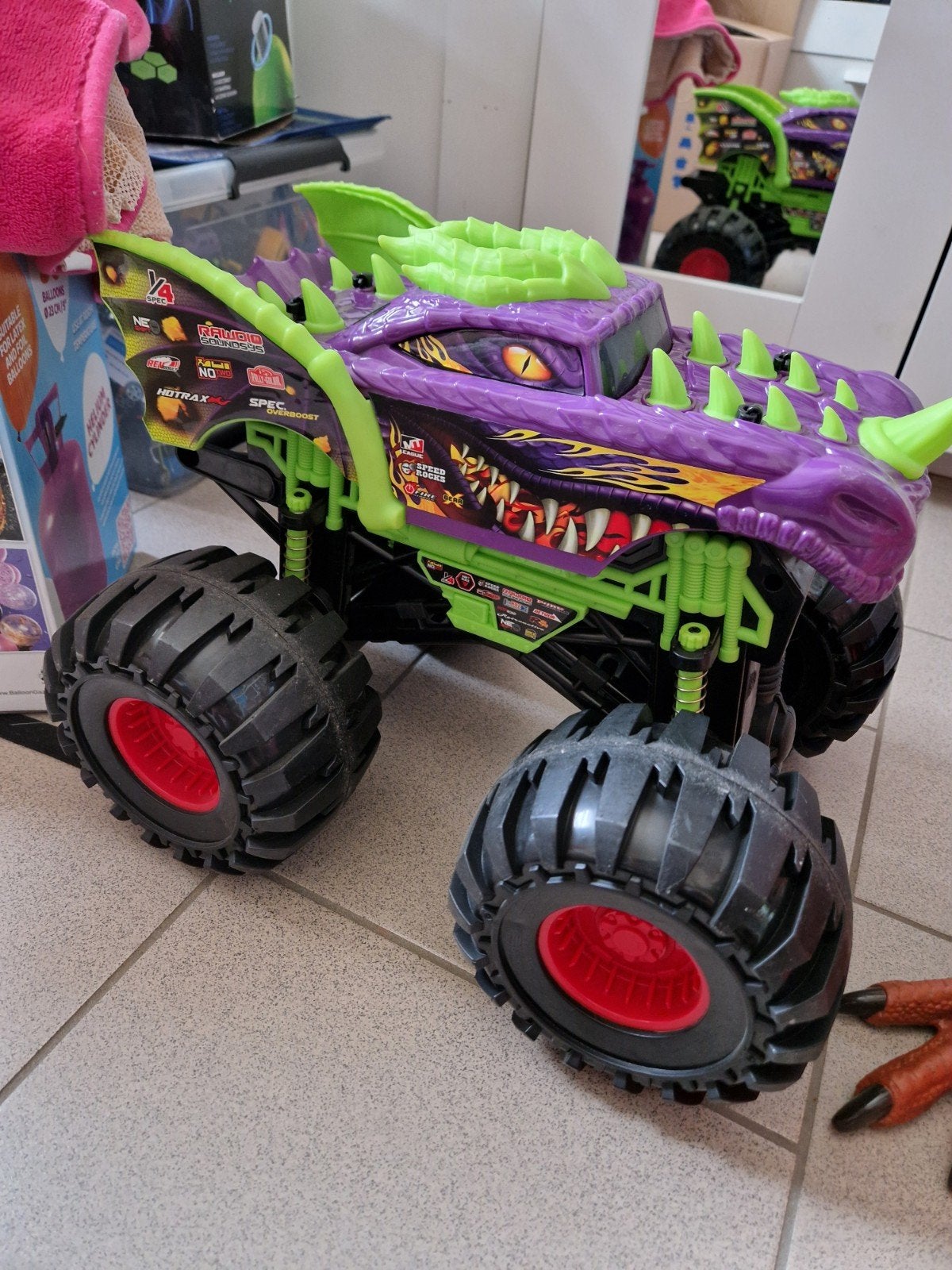 Monster truck, Ophalen