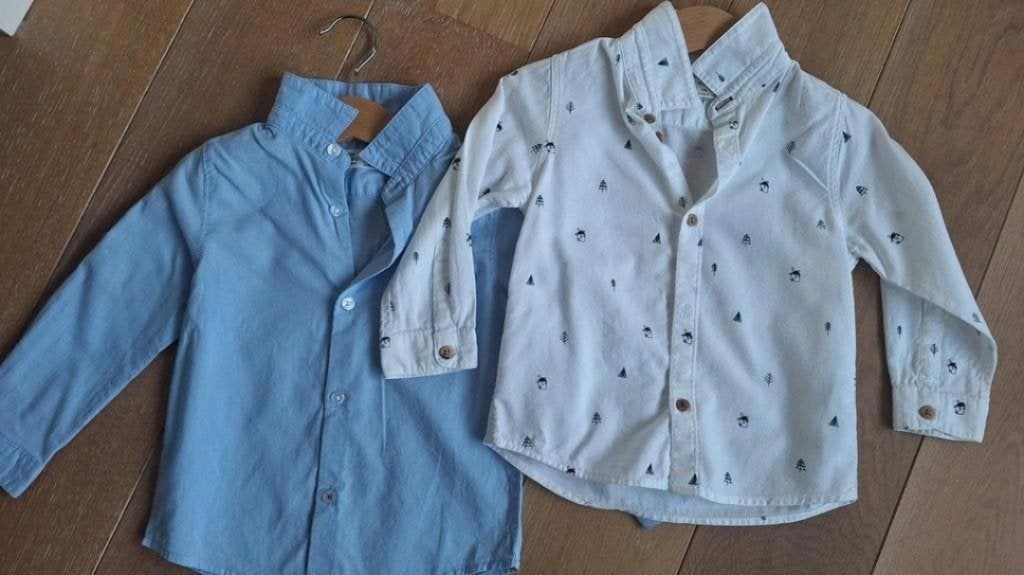 Hemd maat 92, Kinderen en Baby's, Ophalen, Zo goed als nieuw, Jongen, Overhemd of Blouse