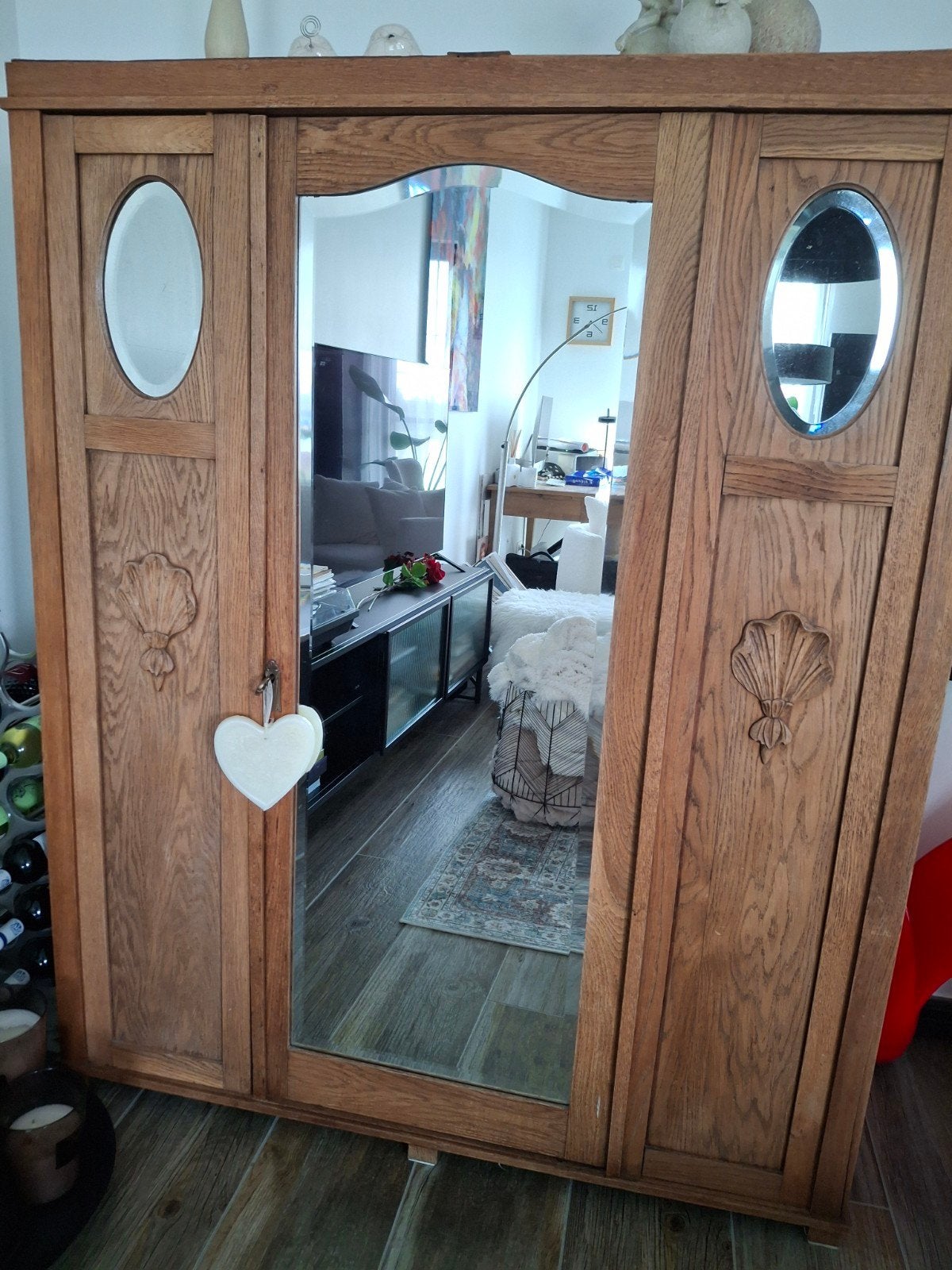 armoire à miroir ancienne, Enlèvement