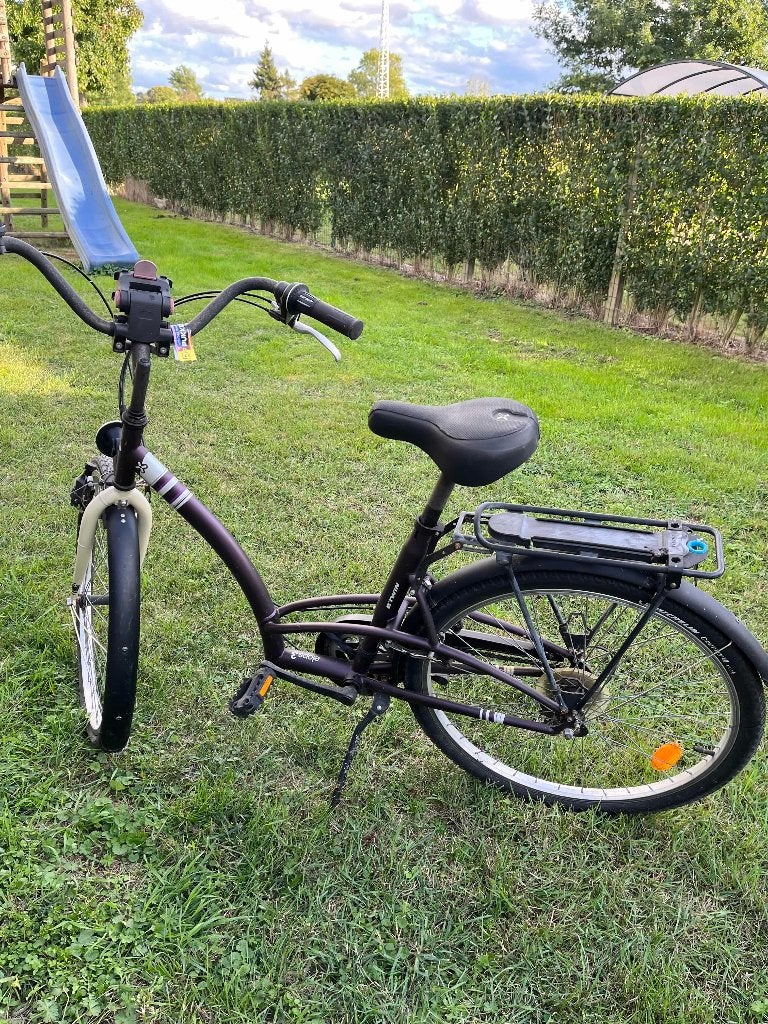 Vélo de ville B'Twin Elops avec siège enfant, Autres marques, Vitesses, Frein sur jante, Enlèvement