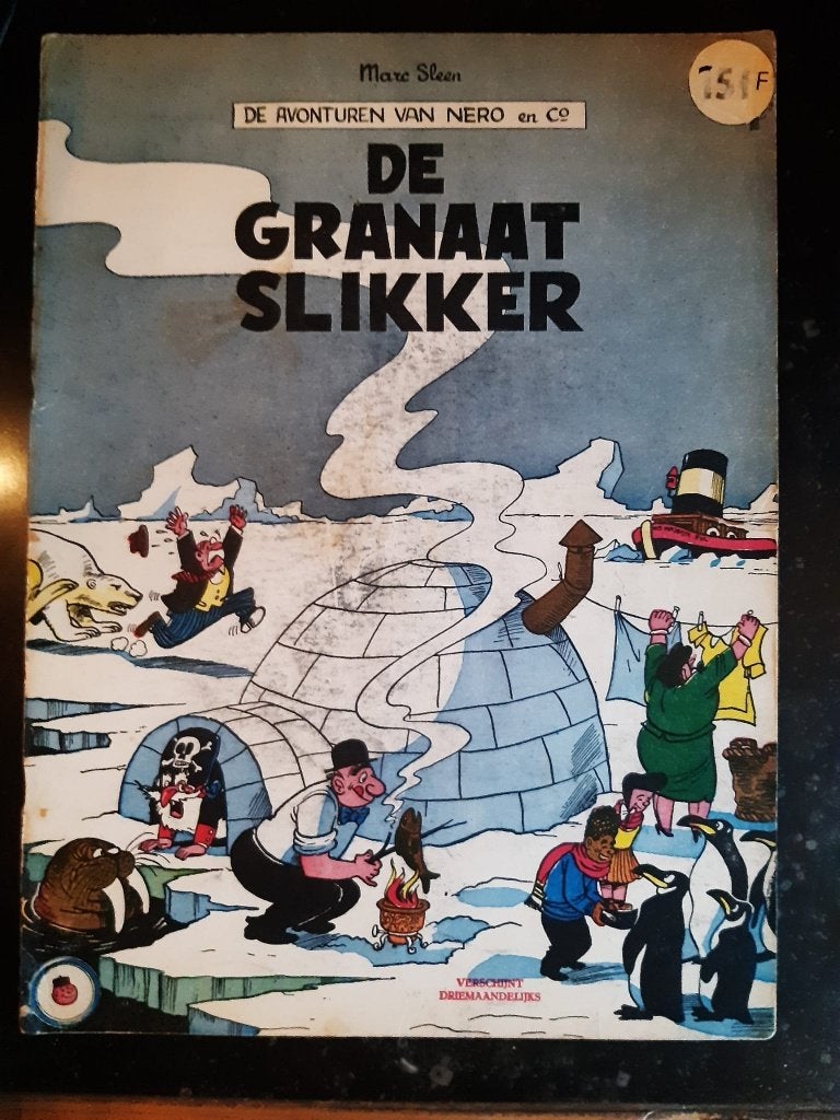 Nero - De granaatslikker - Het Volk uitgaven 1ste reeks, Enlèvement, Utilisé