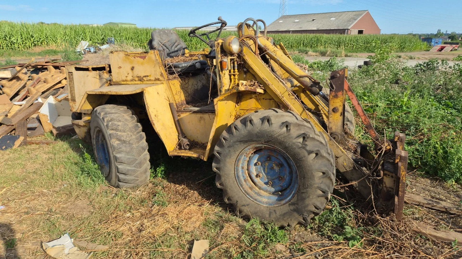 schovel  bulldozer, Tuin en Terras, Ophalen of Verzenden