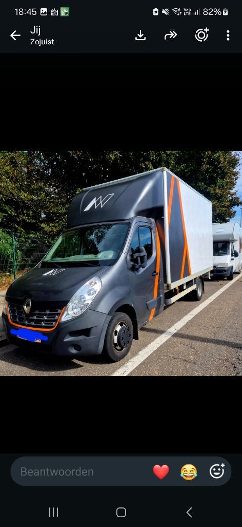 Renault master 2.3dCi 2017 meubelbak! Btw!, Auto's, Bestelwagens en Lichte vracht, Achterwielaandrijving, Renault, Wit, Bedrijf