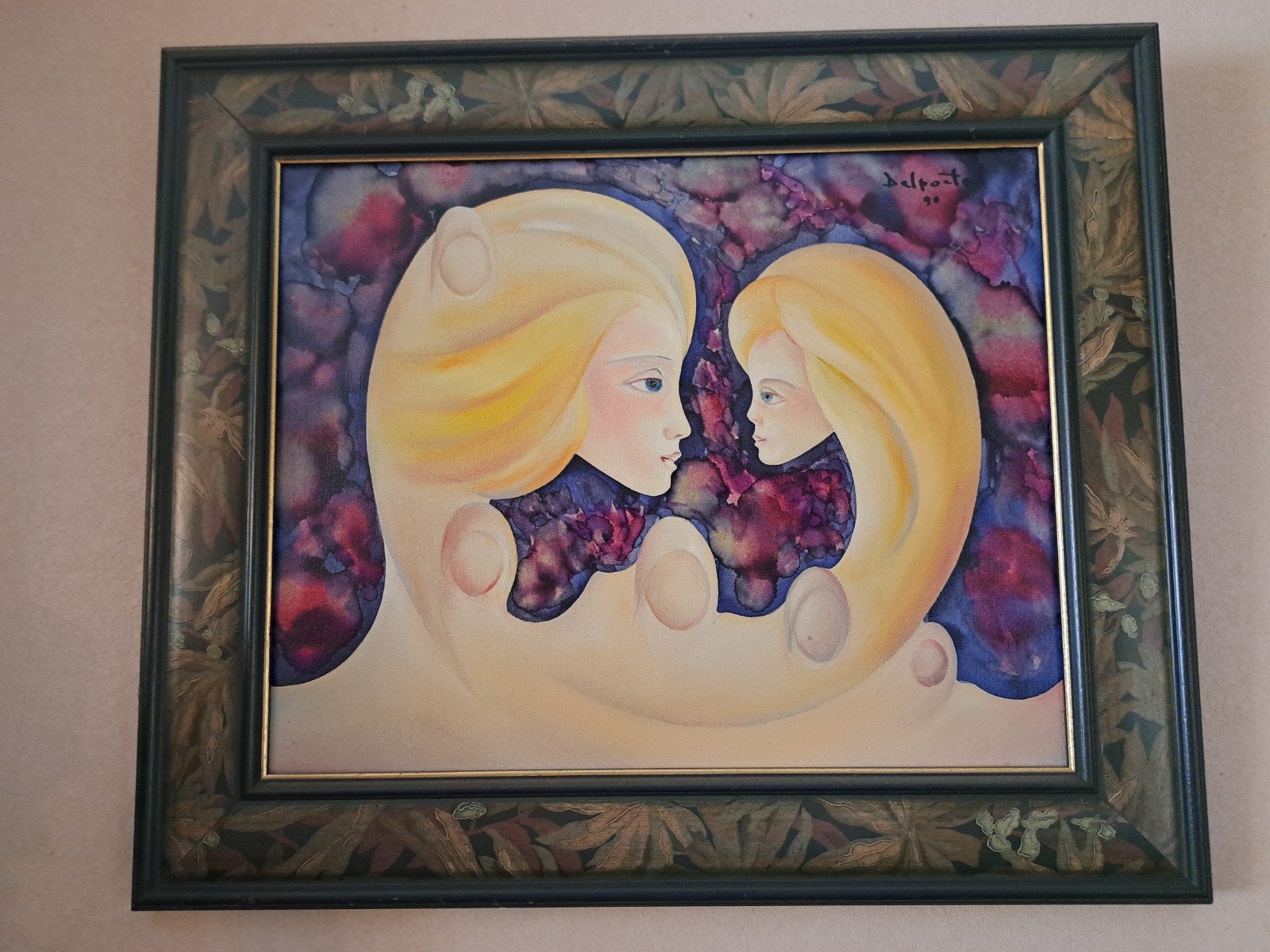 Schilderij Delporte, Antiek en Kunst, Ophalen