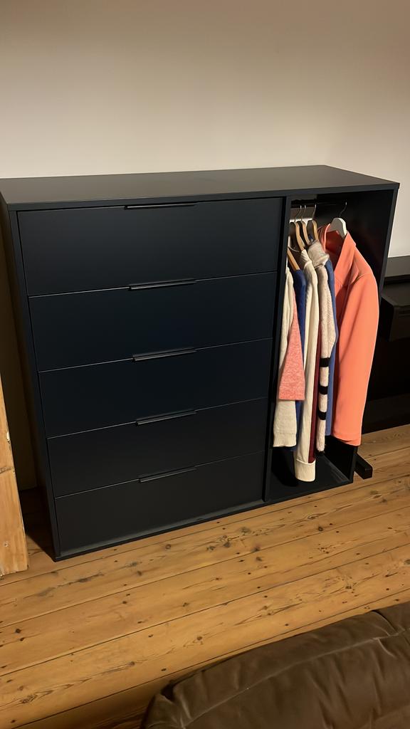 Ladekast IKEA Nordmela donkerblauw, Ophalen, Zo goed als nieuw