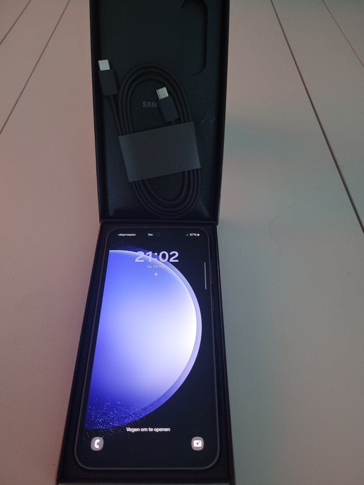 Samsung Galaxy S23 FE 128 Go noir — Neuf/Jamais utilisé, 128 GB, Enlèvement, Noir, Galaxy S23