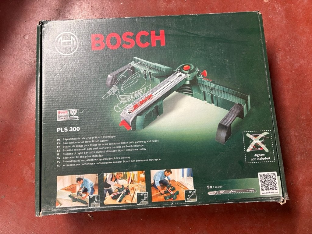 Bosch PLS 300 zaagstation voor decoupeerzaag, Ophalen, Zo goed als nieuw, Minder dan 70 cm