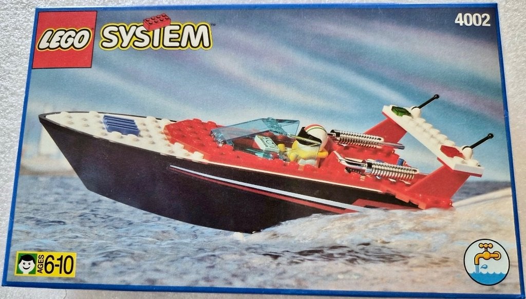Lego System 4002 Riptide Racer uit 1996 - Nieuw!, Lego, Nieuw, Ophalen of Verzenden, Complete set