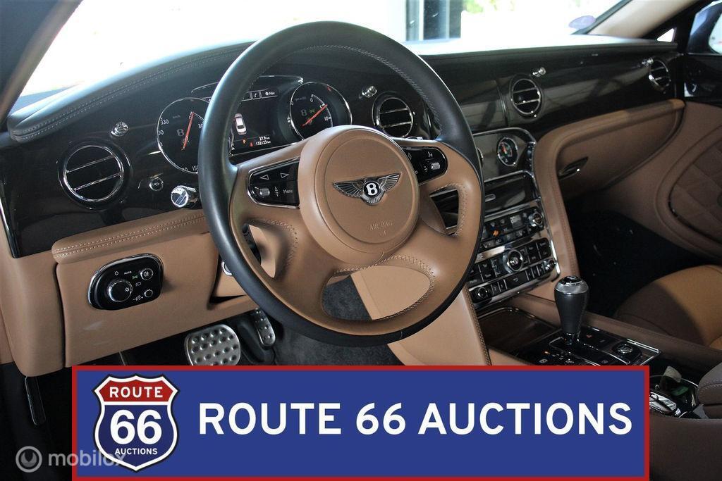 Bentley Mulsanne | 2015 | Route 66 Auctions, Auto's, Bentley, Gebruikt, Zwart, Bedrijf, Handgeschakeld