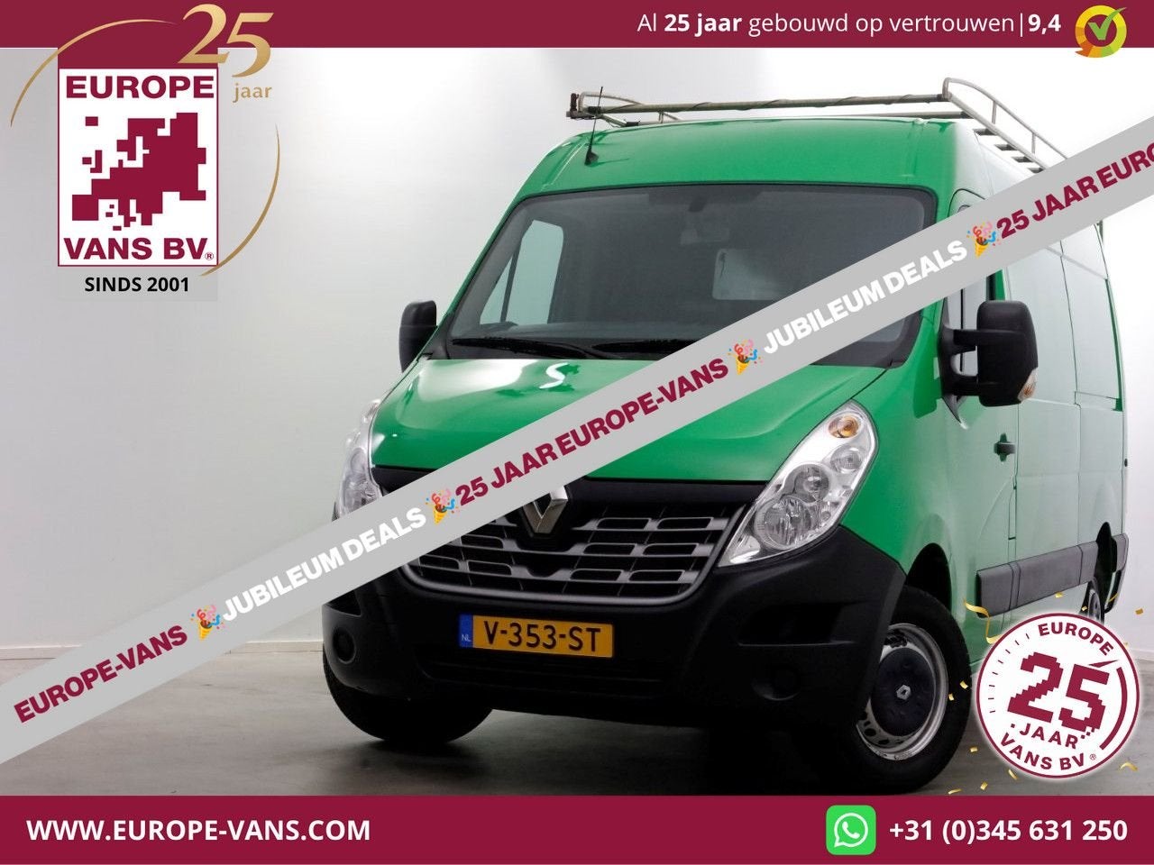 Renault Master T35 2.3 dCi 130pk E6 L2H2 Airco/Camera/Imperi, Auto's, Bestelwagens en Lichte vracht, 204 g/km, Renault, Bedrijf