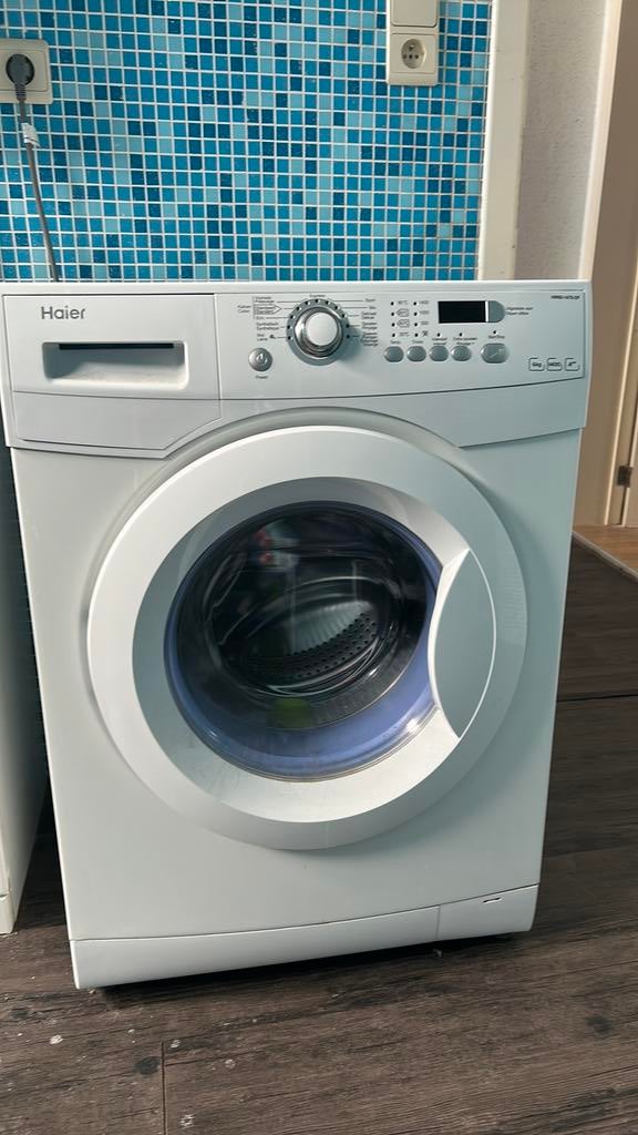 haier wasmachine, Elektronische apparatuur, Wasmachines, Ophalen, Zo goed als nieuw