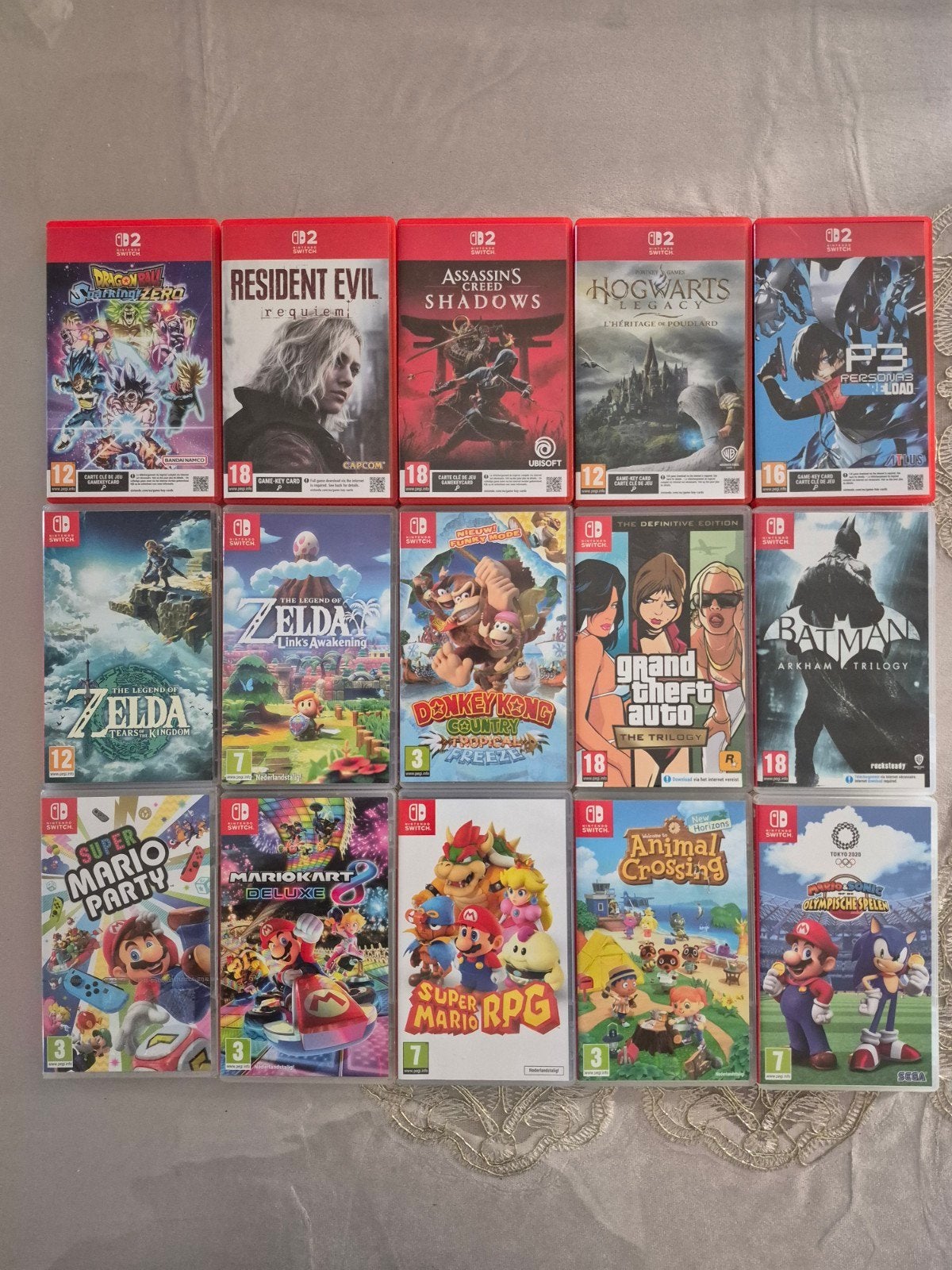 Verschillende Switch games, Enlèvement