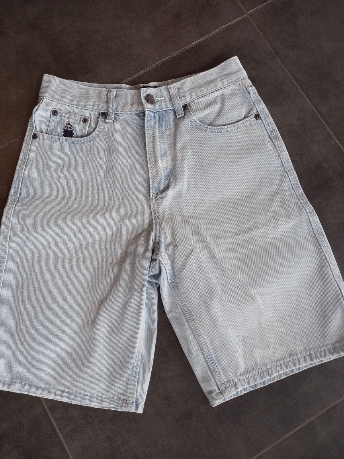 NNSNS korte broek/short maat 24 licht blauw, Kinderen en Baby's, Kinderkleding | Maat 152, Broek, Gebruikt, Jongen of Meisje, NNSNS