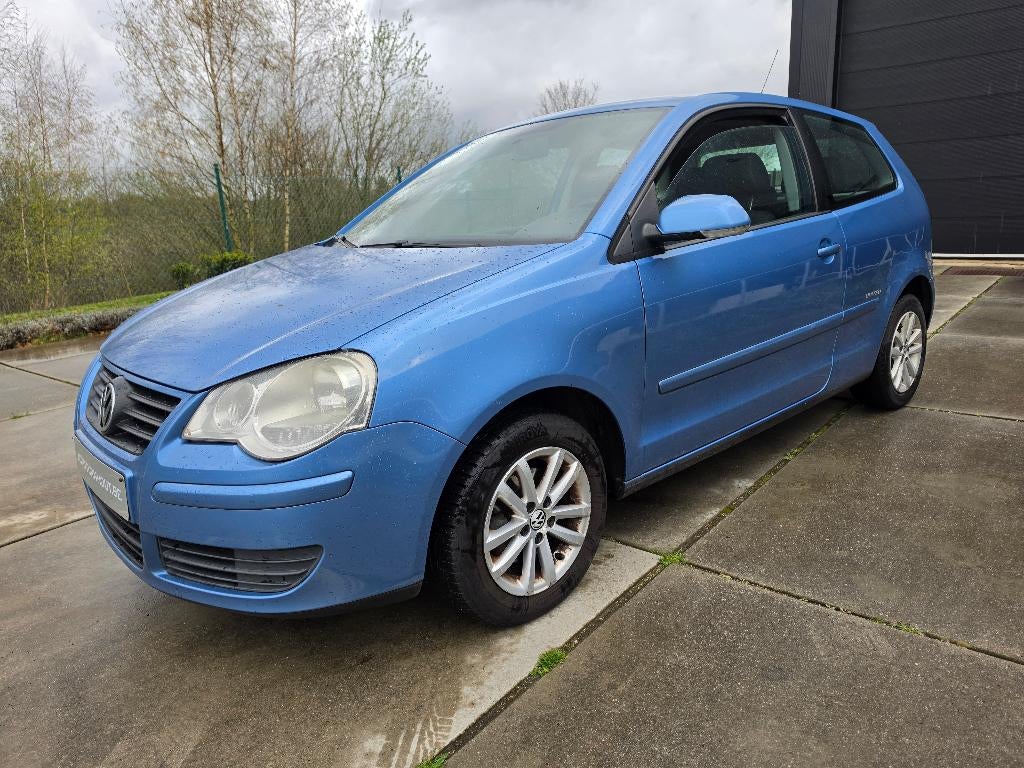 Volkswagen Polo 1.2i United 138.000 km Airco + Garantie, Auto's, Volkswagen, Zwart, Blauw, 1198 cc, Euro 4