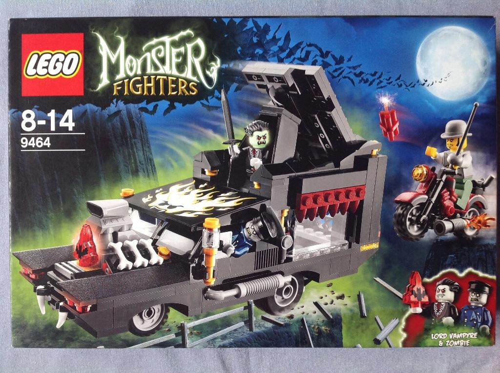 LEGO - MONSTER FIGHTERS - 9464 - THE VAMPYRE HEARSE, Overige thema's, Nieuw, Ophalen of Verzenden, Complete set