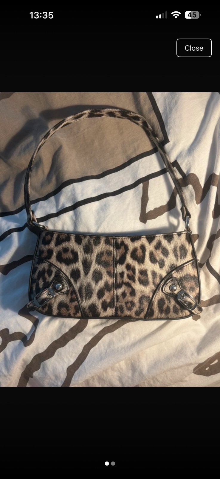 Y2K Vintage Animal Print  w/ Silver Hardware handbag, Bijoux, Sacs & Beauté, Trackers d'activité, Comme neuf, Enlèvement